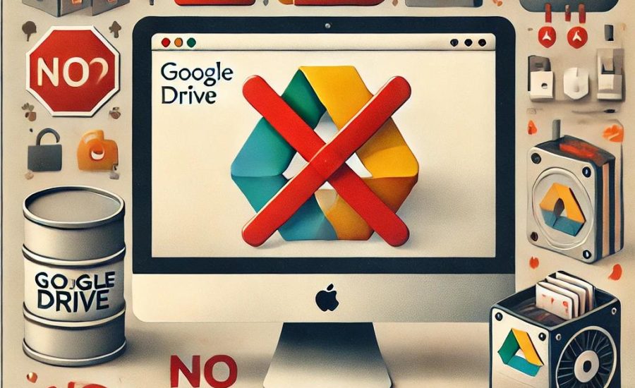 No uses Google Drive