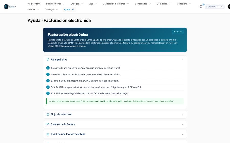 Facturación electrónica